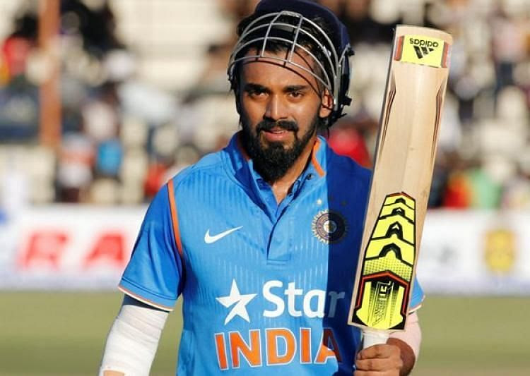 K.L.Rahul smashed his first international T20 century against West Indies.
